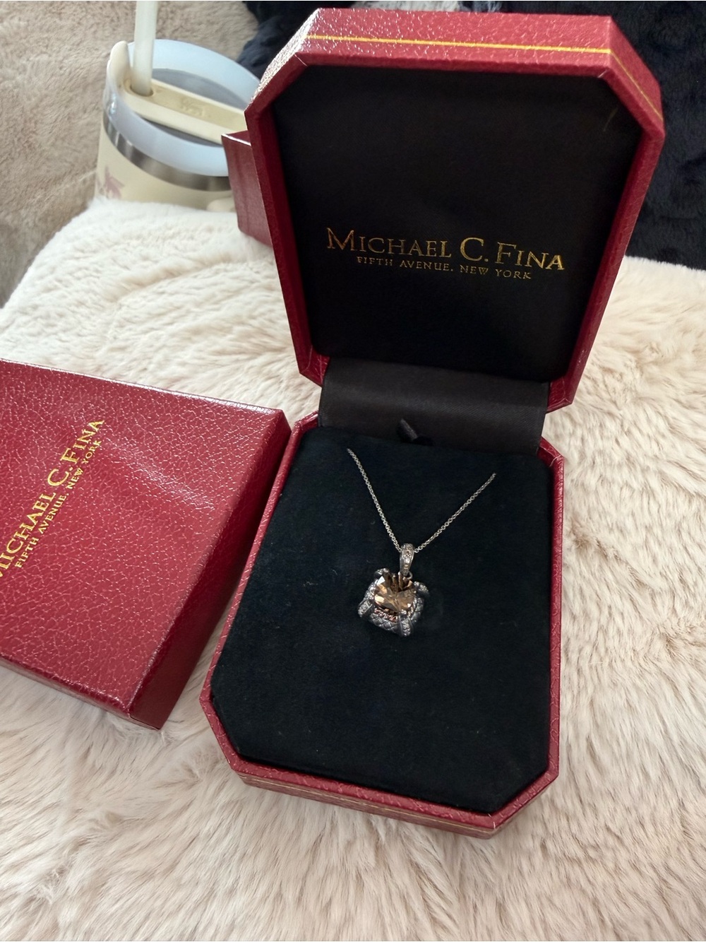Michael C. Fina Sterling Silver Italy Pendant Necklace